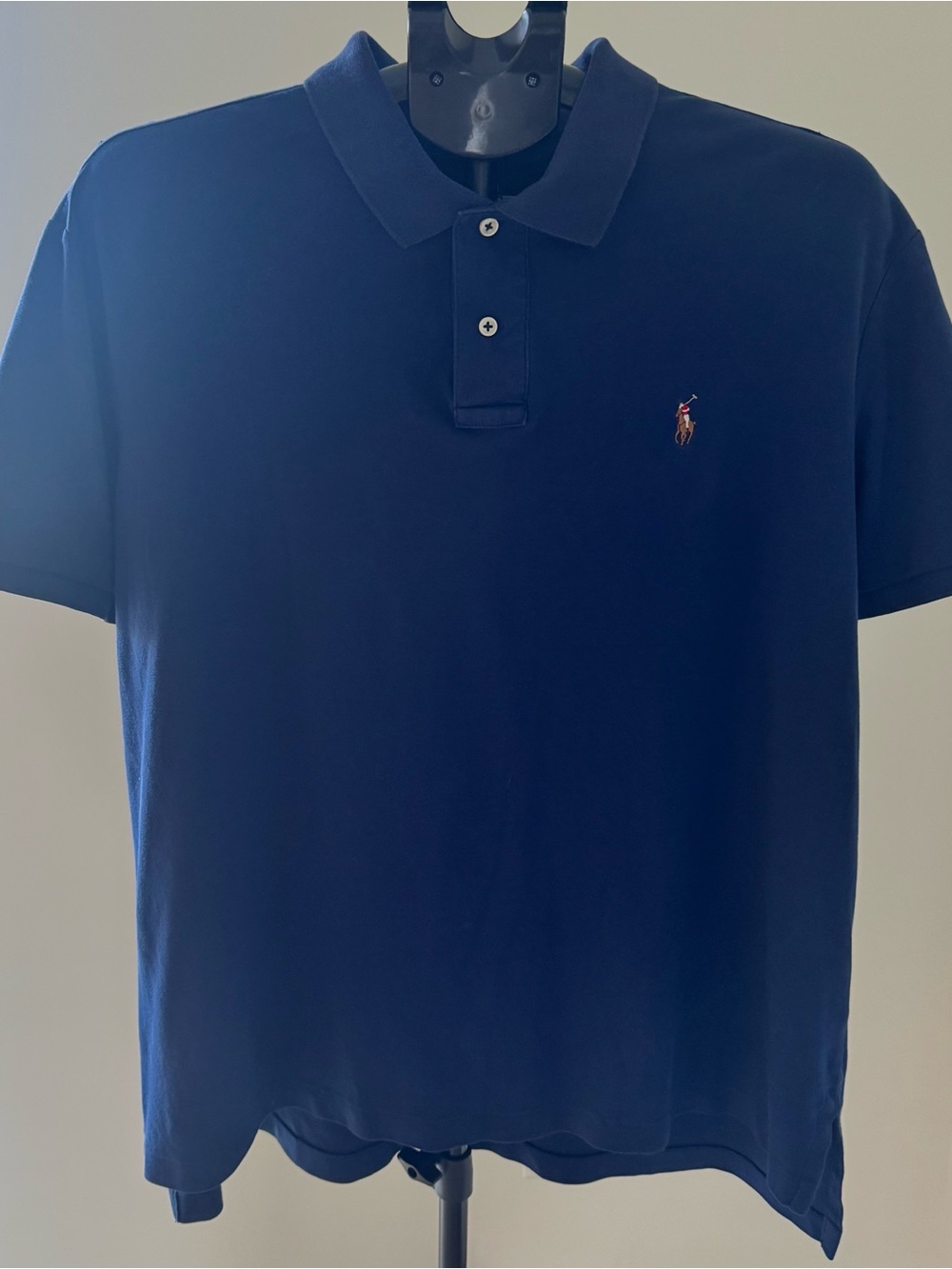 Polo Ralph Lauren Men’s XL Pima Soft Touch Navy Blue Polo Shirt